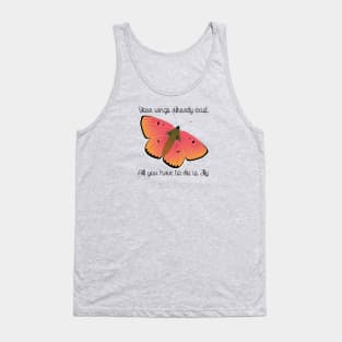 Butterfly -  Lycaena Candens - Your wings already exist. All you have to do is Fly. Tank Top